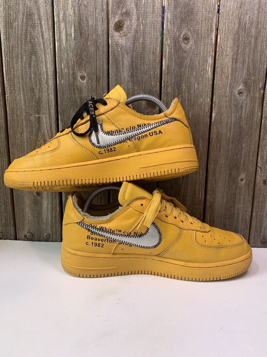 Nike Air Force 1 Low X Off-White Lemonade Men’s  Shoe Size 8.5 main image 10